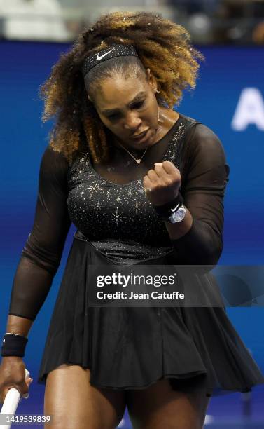 Serena Williams of USA during day 1 of the US Open 2022, 4th Grand Slam event of the season at the USTA Billie Jean King National Tennis Center on...