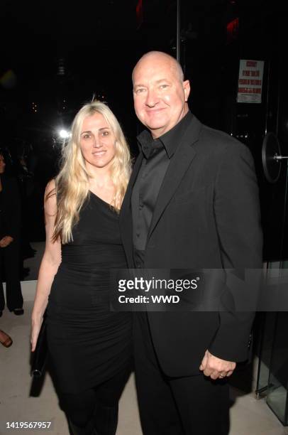 Evi Quaid and actor Randy Quaid attend the Gucci/Diving Bell & the Butterfly Dinner at Mr. Chow's Tribeca in New York.