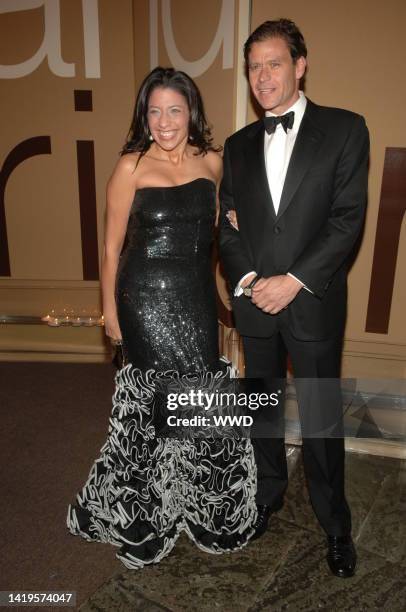 Lisa Anastos and Ric Clark attend the Whitney Museum of American Art's 2006 gala.