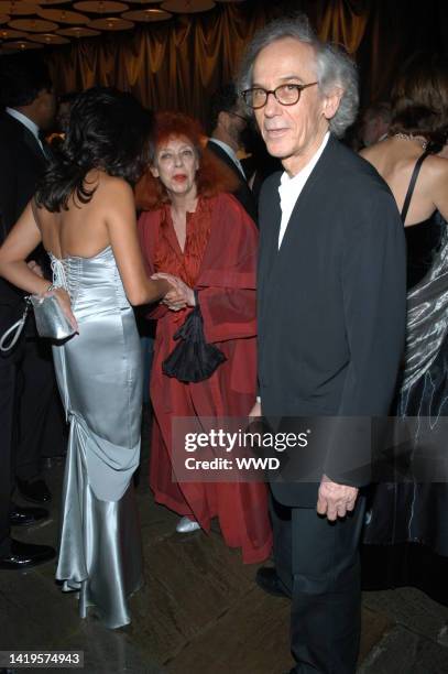 Artists Christo and Jean-Claude attend the Whitney Museum of American Art's Annual Gala in New York City.
