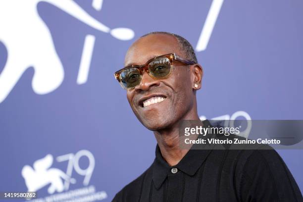 Don Cheadle attends the photocall for "White Noise" at the 79th Venice International Film Festival on August 31, 2022 in Venice, Italy.