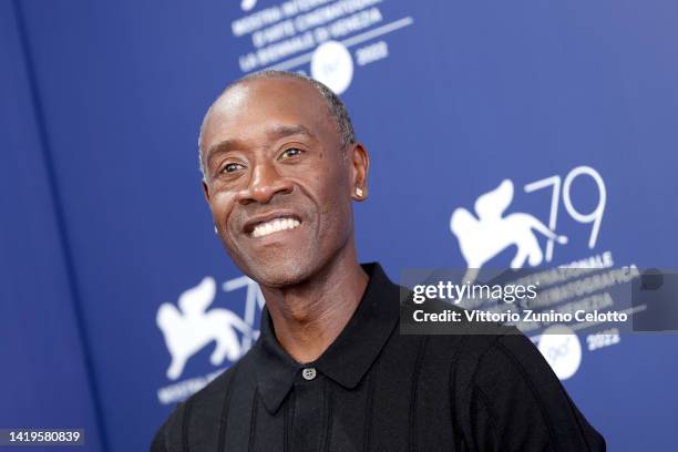 Don Cheadle attends the photocall for "White Noise" at the 79th Venice International Film Festival on August 31, 2022 in Venice, Italy.