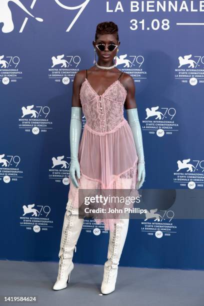 Jodie-Turner Smith attends the photocall for The Netflix film "White Noise" at the 79th Venice International Film Festival on August 31, 2022 in...