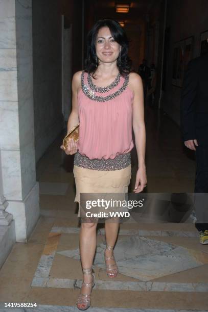 Designer Catherine Malandrino attends the Council of Fashion Designers of America's 2004 Fashion Awards at the New York Public Library.