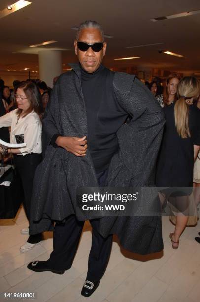 Andre Leon Talley attends the \"Balenciaga Paris\" party at Barneys New York.