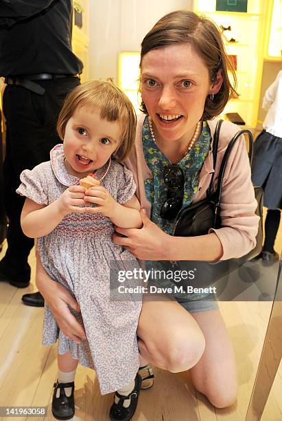 Camilla Rutherford attends a children's afternoon tea party hosted by Roger Vivier to launch their new Jeune Fille collection for girls at their...