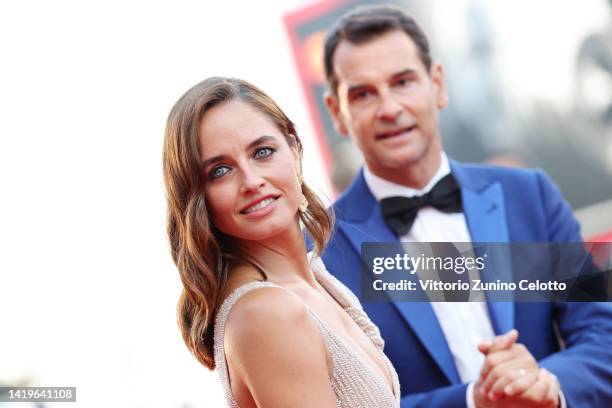 Matilde Gioli attends the "White Noise" and opening ceremony red carpet at the 79th Venice International Film Festival on August 31, 2022 in Venice,...