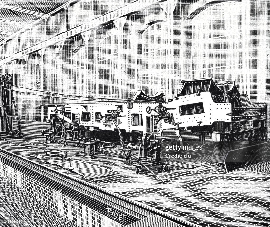 Train Engine Making Process Making A Locomotive After 11 Hours High-Res Vector Graphic - Getty Images