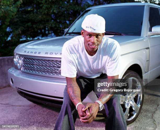 Professional basketball player Al Harrington in September, 2005 in Atlanta, Georgia.