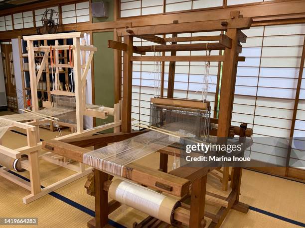 weaving - região de hokuriku - fotografias e filmes do acervo