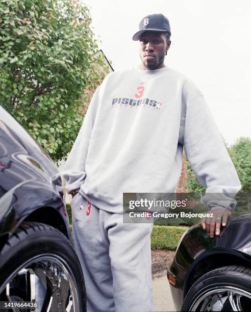 American professional basketball player Ben Wallace in October, 2004 in Detroit, Michigan.