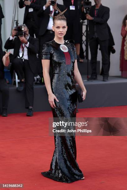 Barbara Palvin attends the opening ceremony of the 79th Venice International Film Festival at Palazzo del Cinema on August 31, 2022 in Venice, Italy.