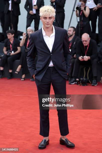 Maxence Danet-Fauvel attends the opening ceremony of the 79th Venice International Film Festival at Palazzo del Cinema on August 31, 2022 in Venice,...