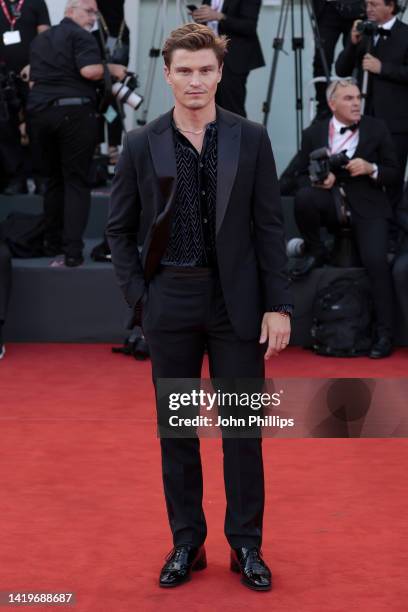 Oliver Cheshire attends the opening ceremony of the 79th Venice International Film Festival at Palazzo del Cinema on August 31, 2022 in Venice, Italy.