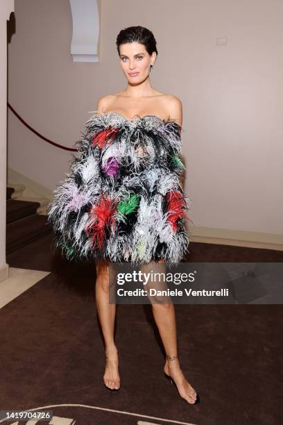 Isabeli Fontana attends the inaugural dinner at the 79th Venice International Film Festival on August 31, 2022 in Venice, Italy.