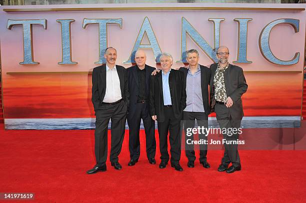Salonisti attend the "Titanic 3D" world premiere at the Royal Albert Hall on March 27, 2012 in London, England.