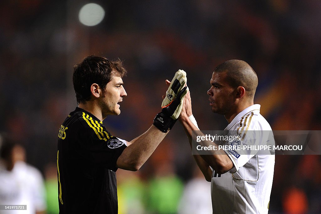 Real Madrid's Spanish goalkeeper Iker Ca