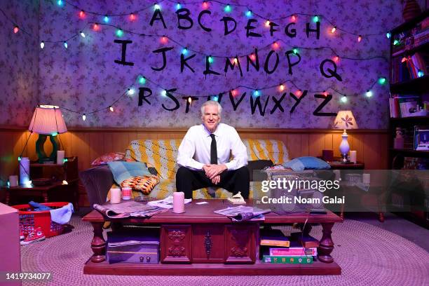 Matthew Modine attends Stranger Things: The Experience in NY and surprises fans on August 31, 2022 in New York City.