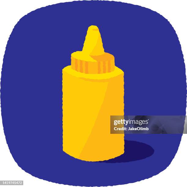 mustard doodle 4 - mustard sauce stock illustrations