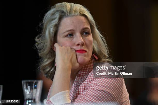Clare O'Neil, Minister for Home Affairs and Minister for Cyber Security, attends a jobs and skills summit at Parliament House on September 1, 2022 in...