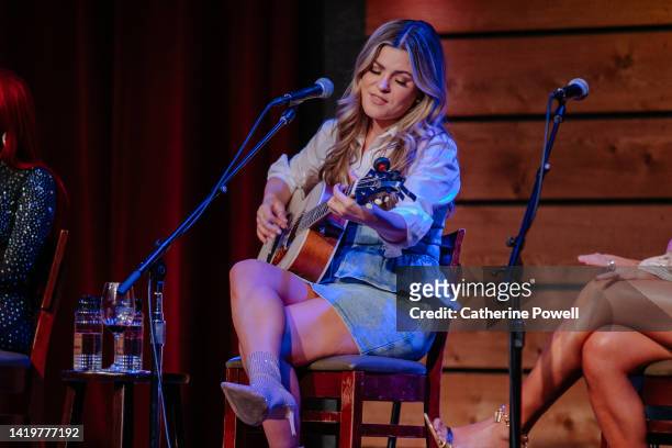 Tenille Arts performs during CMT's "Night Out In Nashville" presenting the Next Women of Country Classes of 2021-2022 at City Winery Nashville on...