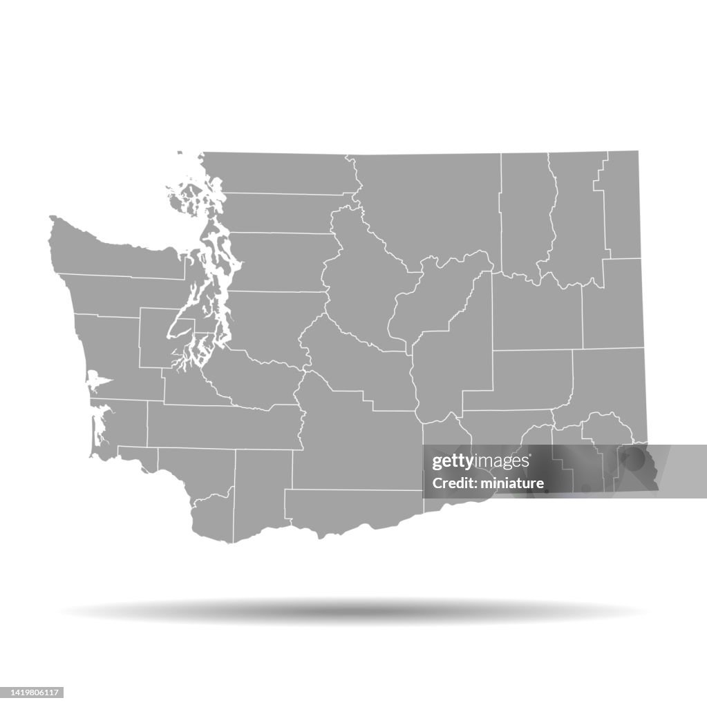 Washington Map High-Res Vector Graphic - Getty Images
