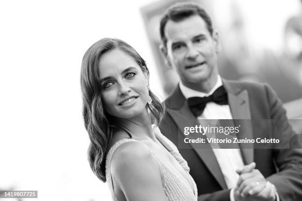 Matilde Gioli attends the "White Noise" and opening ceremony red carpet at the 79th Venice International Film Festival on August 31, 2022 in Venice,...