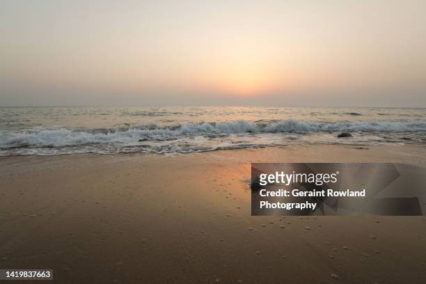 low tide, lebanon coastline - middle east landscape stock pictures, royalty-free photos & images