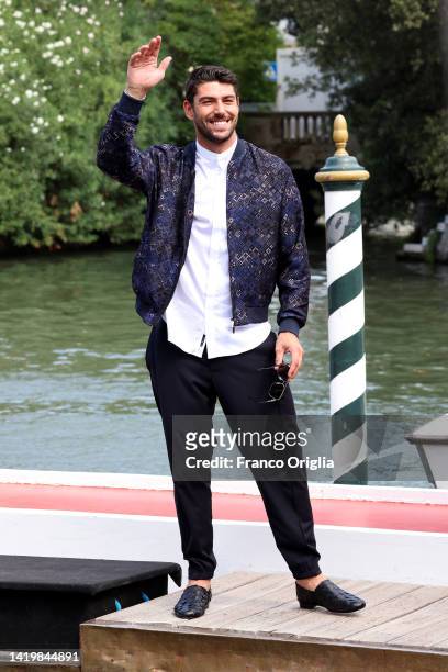 Ignazio Moser is seen during the 79th Venice International Film Festival on September 01, 2022 in Venice, Italy.