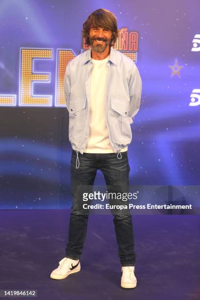 Santi Millan poses at a photocall during the presentation of the eighth edition of 'Got Talent Spain', on September 1 in Madrid, Spain.