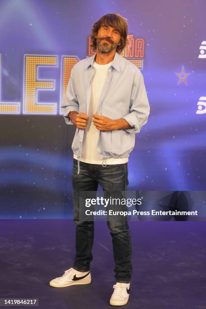 Santi Millan poses at a photocall during the presentation of the eighth edition of 'Got Talent Spain', on September 1 in Madrid, Spain.