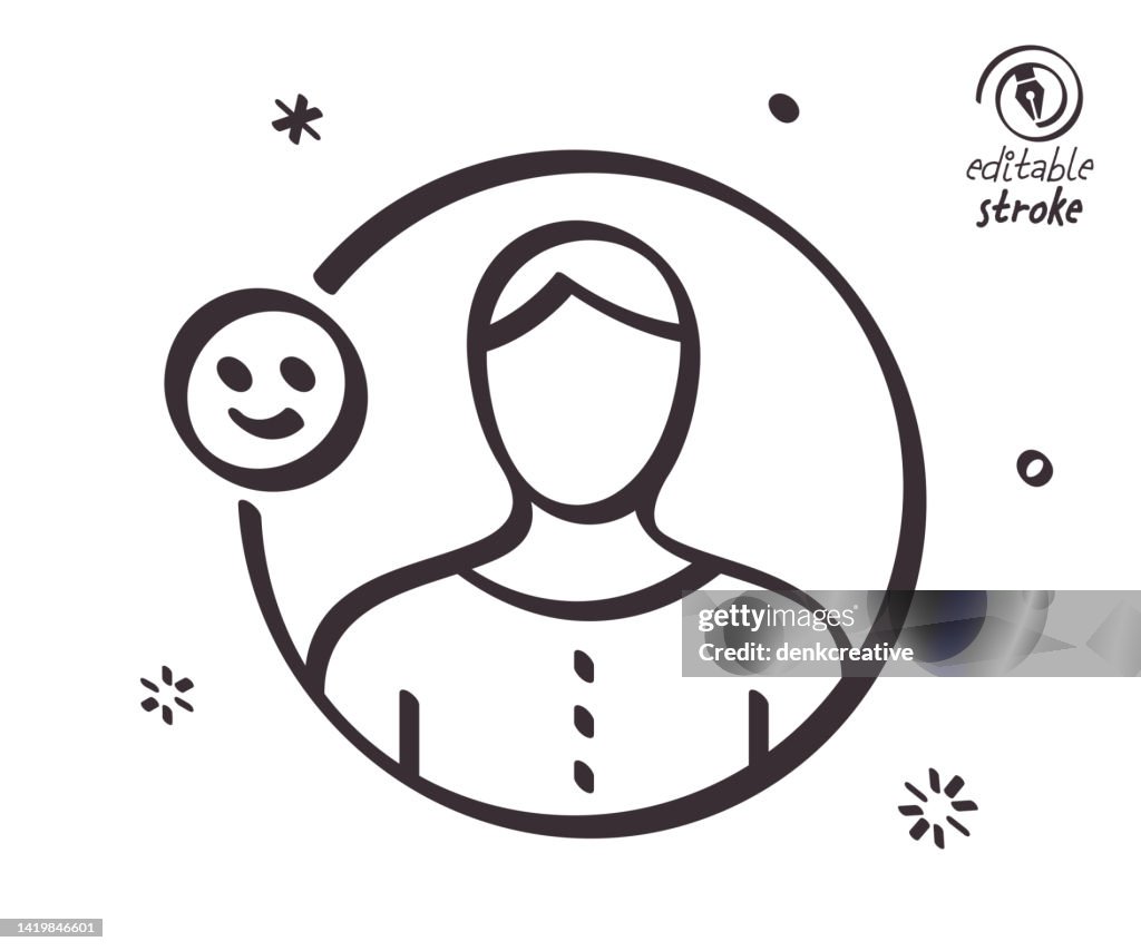 Playful Line Illustration For Positive Feedback High-Res Vector Graphic ...