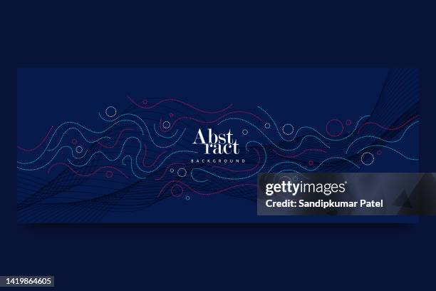 bright poster with dynamic waves. illustration minimal flat style - black sludge stock illustrations