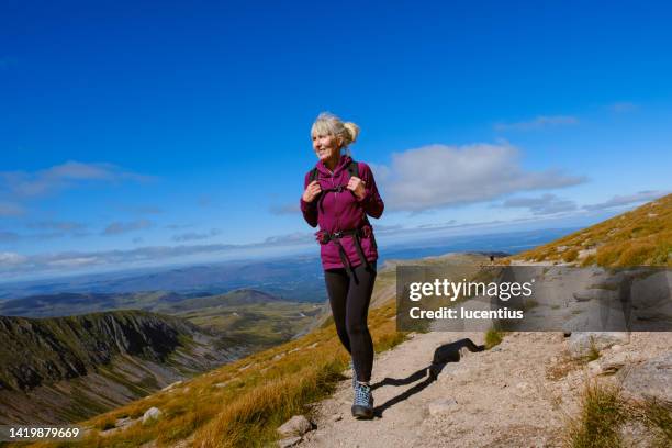ben macdui hike, near aviemore, scotland - cairngorms national park stock pictures, royalty-free photos & images