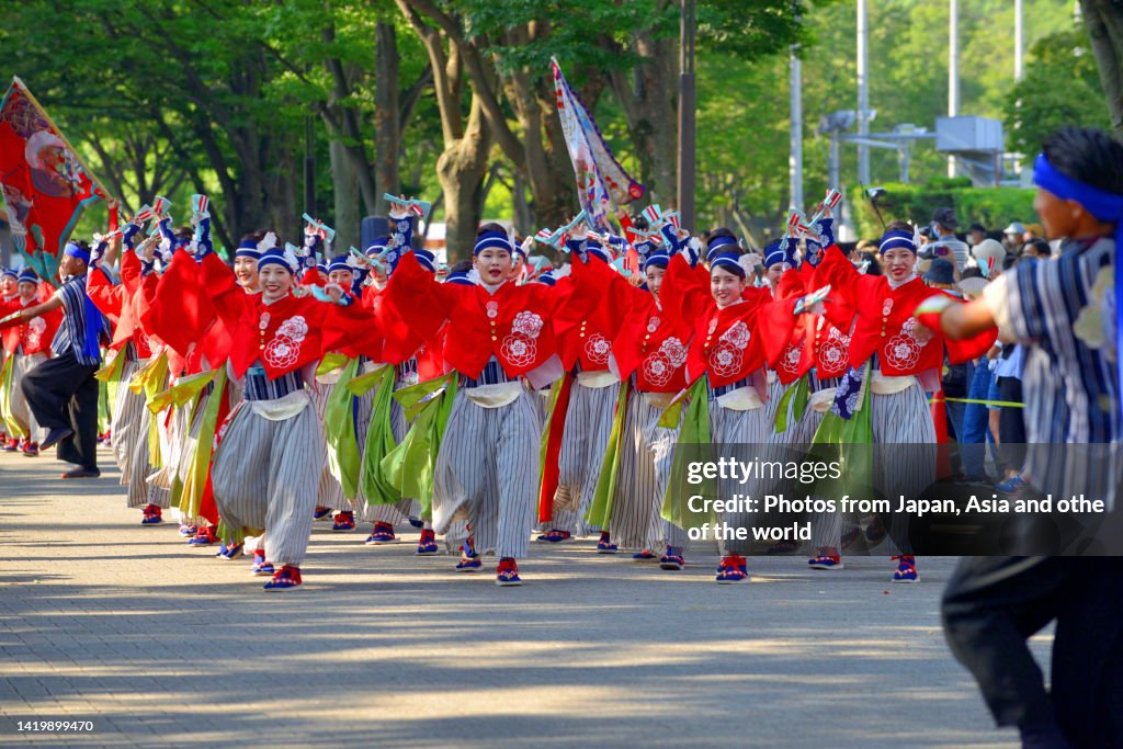 Omosando Harajukuomosando Super Yosakoi Festival Tokyo High-Res Stock Photo ...