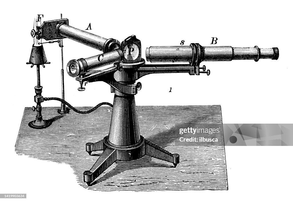 Antique Illustration Physics Principles And Experiments Optics ...