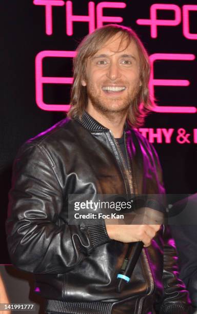 David Guetta attends the Renault Twizy Launch by David & Cathy Guetta - Cocktail at Atelier Renault on March 27, 2012 in Paris, France.