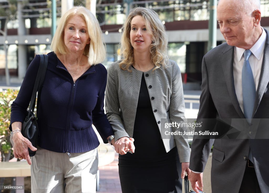 Theranos CEO Elizabeth Holmes Returns To Federal Court To Hear Judge's Decision On An Attempt To Overturn Jury's Conviction