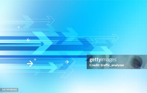 Computer Blue Arrow Abstract Blue Arrows Background High-Res Vector Graphic - Getty Images