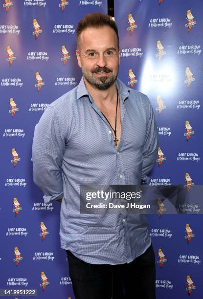 Alfie Boe attends the opening night of Gary Barlow's "A Different Stage" at Duke Of York’s Theatre on September 01, 2022 in London, England.