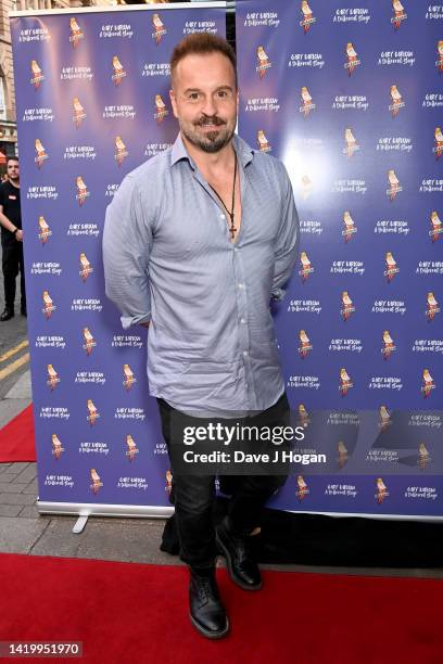 Alfie Boe attends the opening night of Gary Barlow's "A Different Stage" at Duke Of York’s Theatre on September 01, 2022 in London, England.
