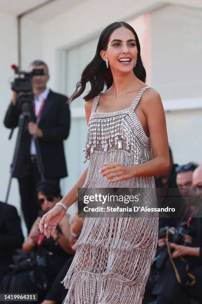 Rocio Munoz Morales attends the "Tar" red carpet at the 79th Venice International Film Festival on September 01, 2022 in Venice, Italy.