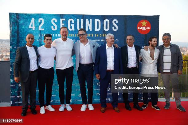 Actor Jaime Lorente ; former water polo player Pedro Garcia Aguado ; actor Tarik Filipovic ; former water polo coach Dragan Matutinovic ; former...