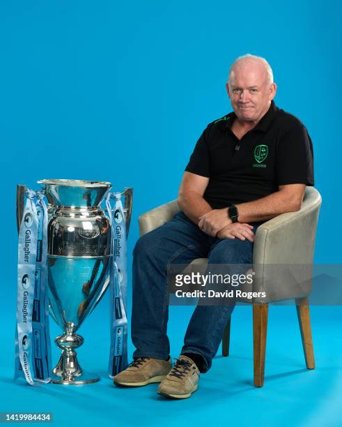 London Irish Director of Rugby, Declan Kidney poses during the Gallagher Premiership Rugby Season Launch at Twickenham Stadium on September 01, 2022...