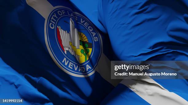 flag of las vegas, nevada, usa - nevada national security site stock pictures, royalty-free photos & images