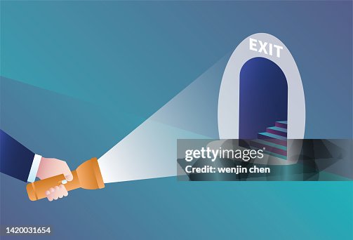 Find the exit with a flashlight Find the exit with a flashlight