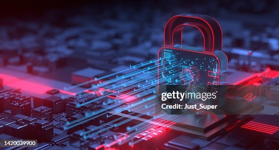 Cyber Security Ransomware Email Phishing Encrypted Technology, Digital Information Protected Secured Cyber Security Ransomware Email Phishing Encrypted Technology, Digital Information Protected Secured