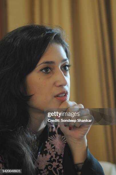 Pakistani author Fatima Bhutto in India after release of her book titled The Shadow of the Crescent Moon set in the Pakistan’s tribal areas bordering...