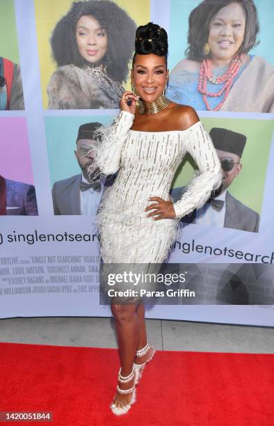 Actress Lisa Raye attends the premiere of “Single Not Searching” hosted by Lisa Raye at Silverspot Cinema at The Battery Atlanta on September 01,...