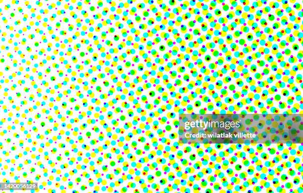 growth geometric circle pie horizontal pattern - dotted line stock pictures, royalty-free photos & images